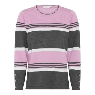 Micha raidallinen neulepusero