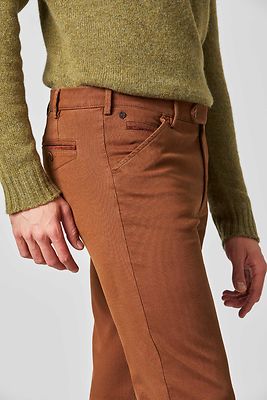 Meyer ruskeat puuvillahousut