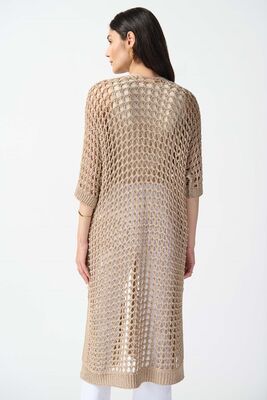 Joseph Ribkoff kullansävyinen juhlava neuleliivi