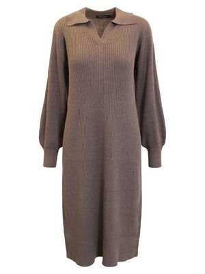 Signature nutriansävyinen neulemekko