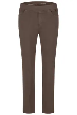 Anna montana jump in ruskeat slim fit farkut