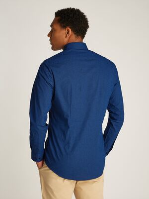 Tommy Hifiger sininen kuviollinen slim fit paita