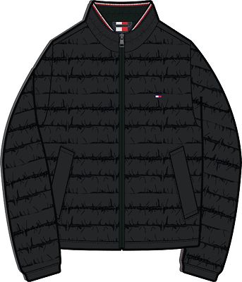 Tommy Hilfiger musta kevytuntuvatakki