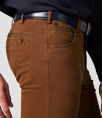 Meyer ruskeat puuvilla housut