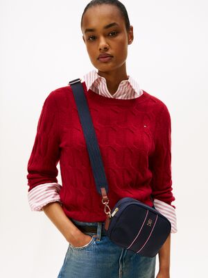 Tommy Hilfiger tummansininen käsilaukku