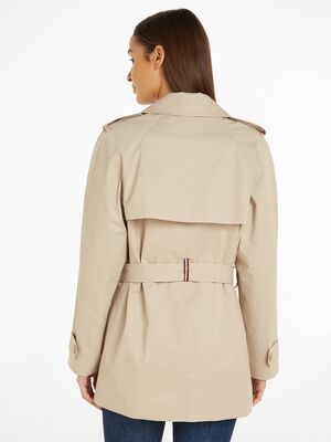 Tommy Hilfiger beigen sävyinen trenssi