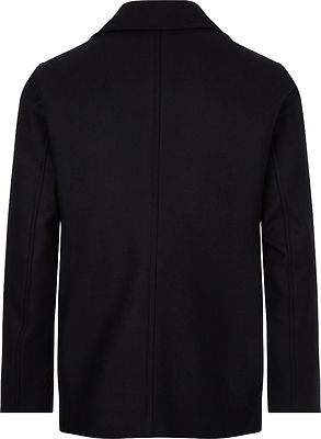 Tommy Hilfiger tummansininen lyhyt villakangastakki