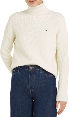 Tommy Hilfiger puuvillaneule väljällä mitoituksella