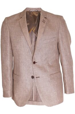 Buzo beige pellavasekoite bleiseri