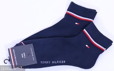Tommy hilfiger tummansininen lyhytvartinen tennissukka 2kpl/paketti