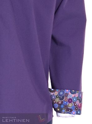 Culture violetti puuvilla kauluspaita