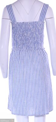 Lea H vaaleansininen raidallinen mekko