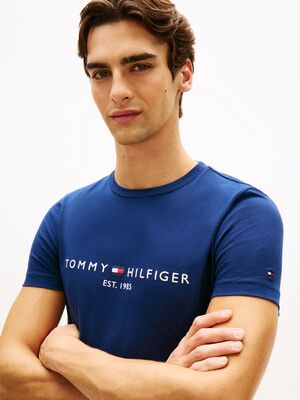 Tommy Hilfiger tummansininen T-paita