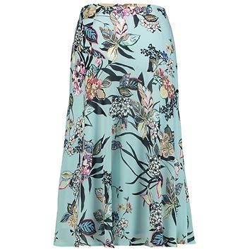 Gerry weber vaaleansininen kukkakuvioinen hame