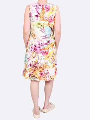 Lea H kukallinen hihaton trikoomekko