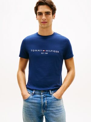 Tommy Hilfiger tummansininen T-paita