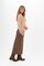 Capri Collection ruskea midimittainen hame