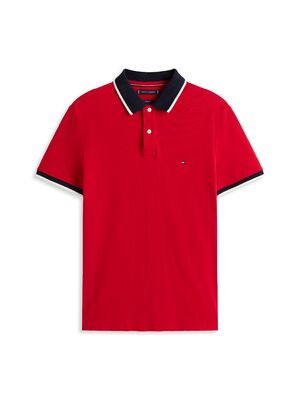 Tommy Hilfiger regular fit punainen pikeepaita