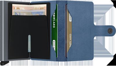 Secrid vaalean sininen turvalompakko