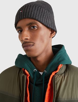 Tommy Hilfiger tummanharmaa pipo