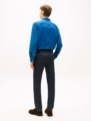 Tommy Hilfiger tummansiniset slim fit chinot