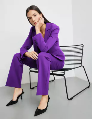 Gerry Weber lila lyhyenmallinen kaksinappinen bleiseri