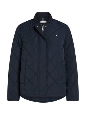 Tommy Hilfiger tummansininen lyhyt bombertakki