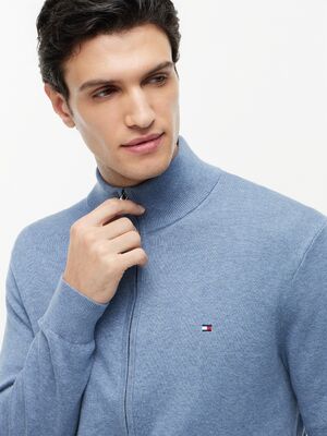 Tommy Hilfiger vaaleansininen puuvillaneuletakki