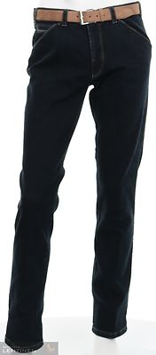 Meyer tummansininen puuvilla housu