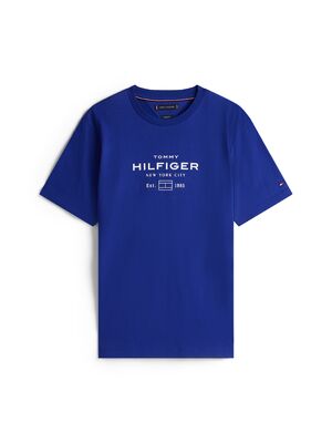 Tommy Hilfiger sähkönsininen regular fit t-paita