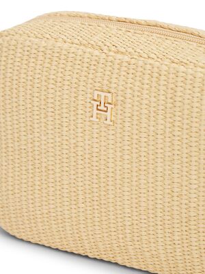 Tommy Hilfiger kesäinen oljensävyinen käsilaukku