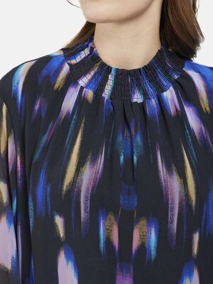 Signature värikäs sifonki pusero