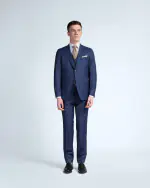 Turo sininen modern fit puvuntakki