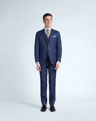 Turo sininen modern fit puvuntakki