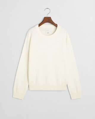 Gant luonnonvalkoinen villaneule