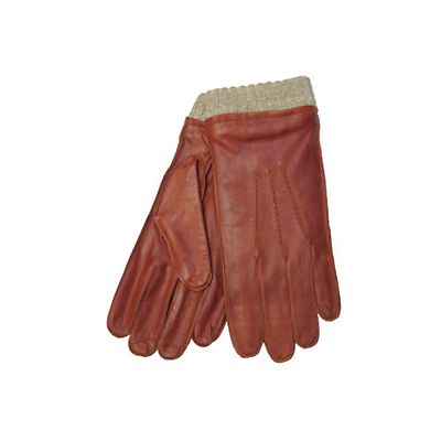 mutka konjakin ruskea nahkakäsine