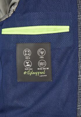 Calamar siniruudullinen joustava bleiseri