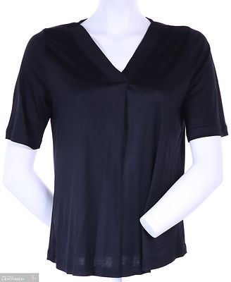 Signaturen lyhtythihainen pusero laskeutuvasta viskoosista