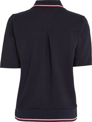 Tommy hilfiger tummansininen lyhyt pikeepaita