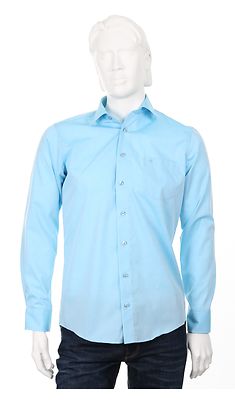 Casamoda vaaleaturkoosi modern fit kauluspaita