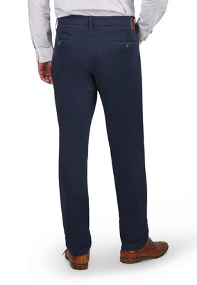 Club Comfort tummansininen puuvillahousu