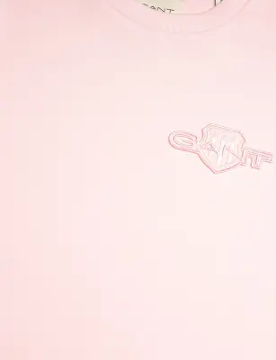 Gant vaaleanpunainen collegepusero