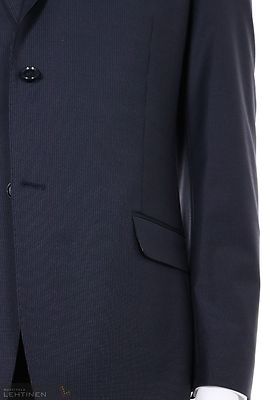 Buzo tummansininen raidallinen puku