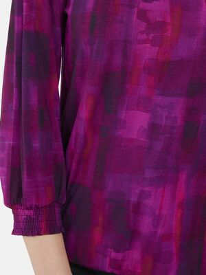 Signature fuksian sävyinen trikoopusero