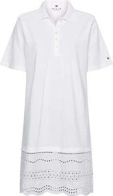 Tommy hilfiger valkoinen pikee mekko