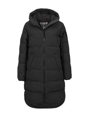 Ivalo musta lämmin untuvatakki