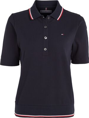 Tommy hilfiger tummansininen lyhyt pikeepaita