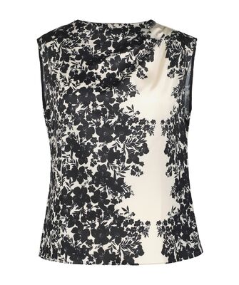 Ril's mustavalkoinen satiini toppi