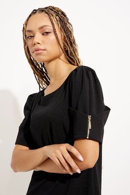 Joseph Ribkoff musta joustava mekko