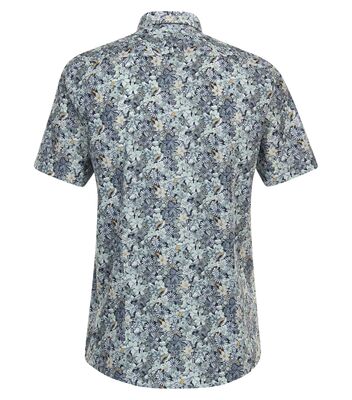 Venti kukkakuvioinen modern fit lyhythihainen kauluspaita